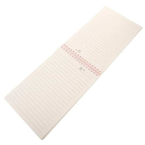 HOMSFOU Notizbuch kleiner Notizblock Notizbücher für Spiraler Notizblock Notizbücher a5 spiralblock Lernbedarf Hefte für die Schule Notizbilder Notizpolster Papier Rosa von HOMSFOU