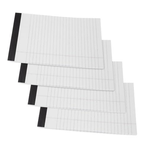 HOMSFOU Notizen im Notizblock notizbuch Hefte für die Schule liniertes Tagebuch Rechtspad gepunktet Memo -Pads Bequemer Notizblock legale Blöcke Notizbilder kleine Notizblöcke Papier Weiß von HOMSFOU