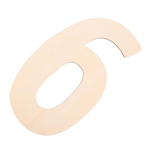 HOMSFOU Nummernschild Diy Malspielzeug Zeichen Zeichnen Partyzubehör Graffiti-chips Graffiti-zubehör Bewaldeter Span Beige Holz von HOMSFOU