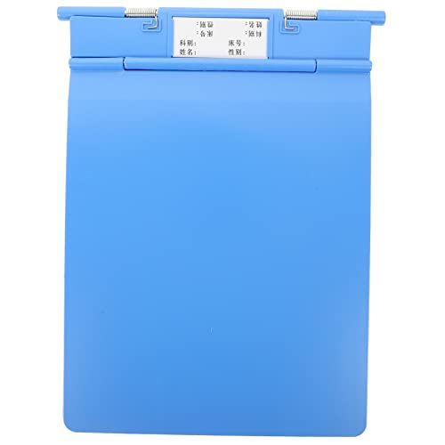 HOMSFOU Ordner Für Krankenakten Pflege Falten Klemmbrett Mit Speicher Speicherklemme Klemmbretter Schreiben Von Zwischenablage Plastikschreiberbrett Kleine Zwischenablage Tafel Abs Blau von HOMSFOU