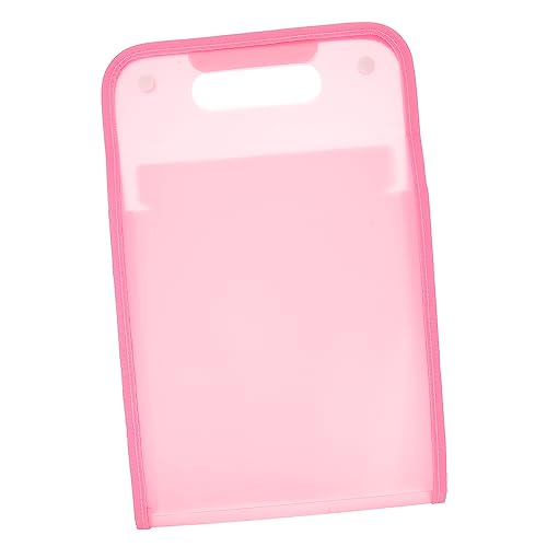 HOMSFOU Ordner mit Großer Kapazität Tragbare Datei Organizer Tasche für Dokumente Mehrfache Fächer für Büro Schule und Reisen mit Indexaufklebern von HOMSFOU