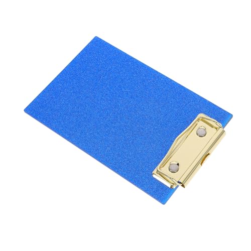 HOMSFOU Ordnerbrett Krankenpflege Schulmaterial Klemmbrett Planke klein Multifunktionsplatine Office-Dokumentenklammern Zwischenablage Dokumentclip Eisen Blue von HOMSFOU