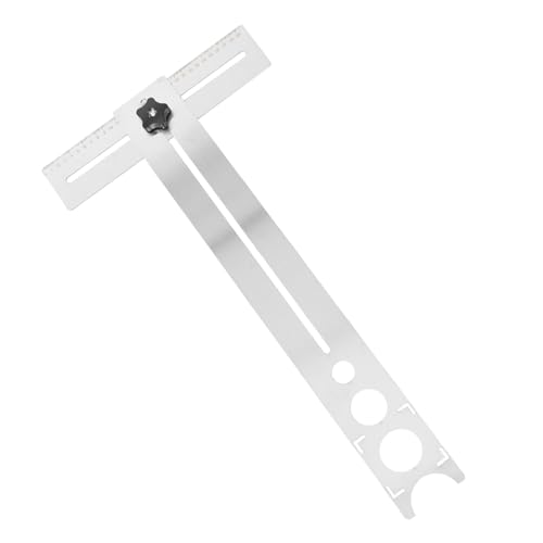 HOMSFOU Ortungsgerät für Fliesenöffnungen fliesenlochbohrer fliesen bohrer Grabstein Versiegelung Finder Lochsucher Design Fliesenloch lokalisieren Mosaikloch lokalisieren Plastik Silver von HOMSFOU