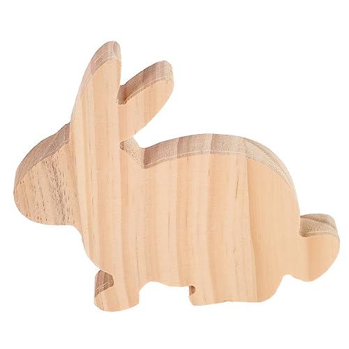 HOMSFOU Osterhase Holzfigur Dekoration Robuste Leichte Tischdekoration für Ostern Süßer Hasen Aufsteller als und Wohnaccessoire Geeignet für Party und Frühjahrsdeko HOMSFOU Osterhase Holzfigur Dekoration Robuste Leichte Tischdekoration für Ostern Süßer Hasen Aufsteller als und Wohnaccessoire Geeignet für Party und Frühjahrsdeko von HOMSFOU