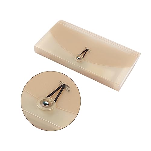 HOMSFOU PP Material Erweiterbarer Aktenordner mit Elastischem Band Wasserfester Transparenter Fächer Organizer in Beige mit Farbigen Beschriftungslabels für Effiziente Dokumentenablage im HOMSFOU PP Material Erweiterbarer Aktenordner mit Elastischem Band Wasserfester Transparenter Fächer Organizer in Beige mit Farbigen Beschriftungslabels für Effiziente Dokumentenablage im von HOMSFOU
