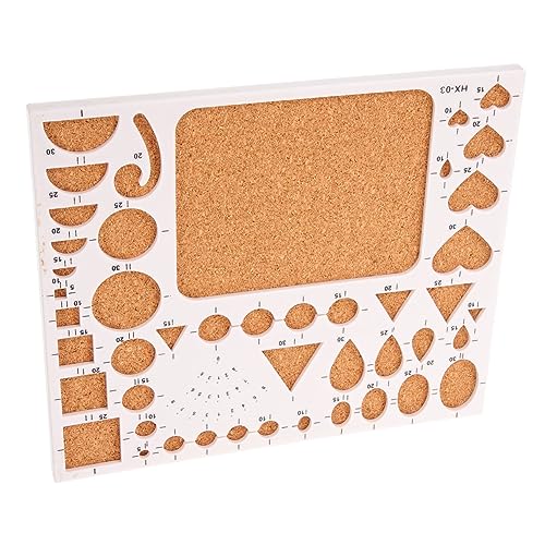 HOMSFOU Papiervorlage Quilling-Board Planke Quilling-Kit aus Papier groß Anfänger Quilling-Vorlage zum Basteln Quilling-Vorlagenwerkzeug Quilling Schlitzwerkzeug Plastik von HOMSFOU