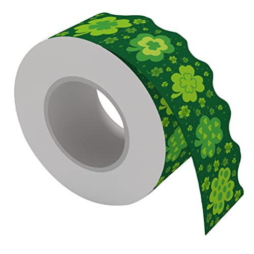 HOMSFOU Patrick Day Borderrand Aufkleber Selbstklebendes Papier für Pinnwände Klassenzimmer Dekoration Kleeblatt Design für und Feiern HOMSFOU Patrick Day Borderrand Aufkleber Selbstklebendes Papier für Pinnwände Klassenzimmer Dekoration Kleeblatt Design für und Feiern von HOMSFOU