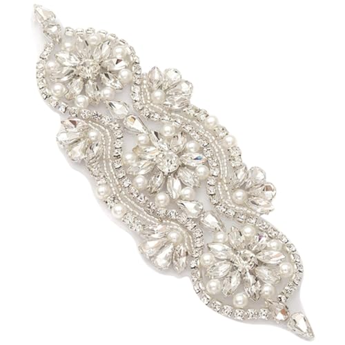 HOMSFOU Perlenapplikation Perlengürtel Hochzeitsdekoration Hochzeitszubehör kleid gürtel patch Brautdekorationen Perlen-Strass-Applikation Wandfliese abziehen und aufkleben Strasssteine HOMSFOU Perlenapplikation Perlengürtel Hochzeitsdekoration Hochzeitszubehör kleid gürtel patch Brautdekorationen Perlen-Strass-Applikation Wandfliese abziehen und aufkleben Strasssteine von HOMSFOU