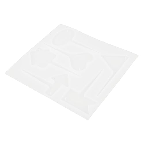 HOMSFOU Pflanzenetiketten Silikonform Flexible Gießform für DIY Gartenbeschriftung für Epoxidharz Projekte und Kreative Anwendungen im und Außenbereich von HOMSFOU
