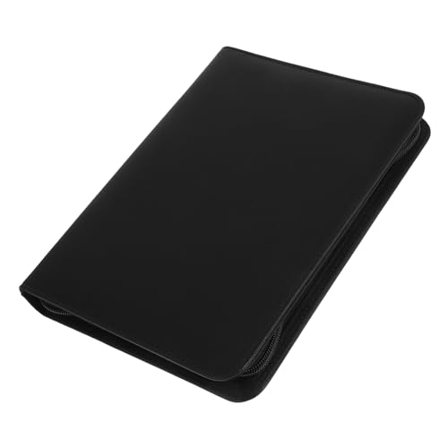 HOMSFOU Planer-Abdeckung Aktentasche mit Reißverschluss Portfolio mit Ringordner Organisatorische Ringbuchmappe Geschäftsordner Scheckhalter aus Holz Hochzeitsordner für Zeremonie Pu Black HOMSFOU Planer-Abdeckung Aktentasche mit Reißverschluss Portfolio mit Ringordner Organisatorische Ringbuchmappe Geschäftsordner Scheckhalter aus Holz Hochzeitsordner für Zeremonie Pu Black von HOMSFOU