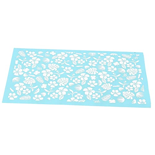 HOMSFOU Polymer Clay Siebdruckschablone Wiederverwendbare Netzschablonen Silkscreen Vorlagen für Schmuckherstellung für Diy Projekte Kinderfreundlich und Langlebig von HOMSFOU