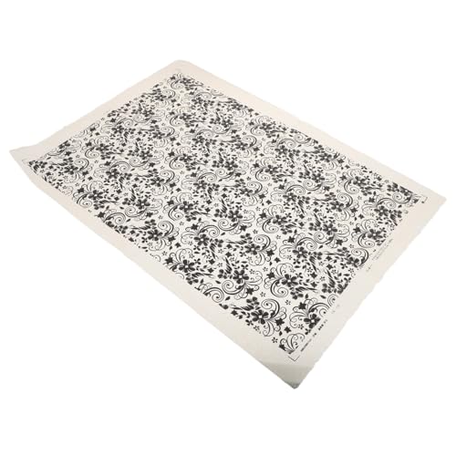 HOMSFOU Porzellan Aufkleber Blaue und Weiße Blumen Keramik Transferpapier für DIY Keramik und Töpferkunst Unterglasur Dekorfolie für Porzellan und Muster von HOMSFOU