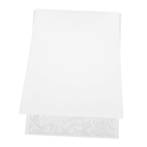 HOMSFOU Prägeschablone Scrapbooking Vorlage Strukturiertes Formmaterial Schablone Geprägt DIY Bastelvorlage Kartenherstellungszubehör Blumen Prägeordner Stanzform Für Karten von HOMSFOU