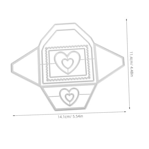 HOMSFOU Präzise Carbon-stahl Metall-stanzformen für Kartengestaltung Hintergrundrahmen Schneidvorlagen für Scrapbooking DIY Alben Umschläge Kompatibel mit Gängigen Stanzmaschinen von HOMSFOU
