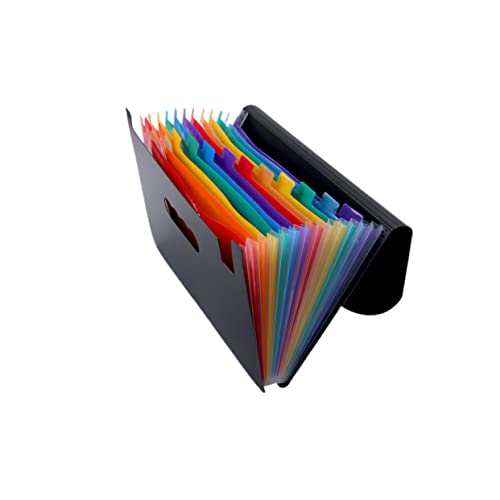 HOMSFOU Praktischer Rainbow Ordner Tragbarer Mehrlagiger Aktenordner für Schüler zur Organisation Wichtiger Dokumente im Büro Zuhause Schule HOMSFOU Praktischer Rainbow Ordner Tragbarer Mehrlagiger Aktenordner für Schüler zur Organisation Wichtiger Dokumente im Büro Zuhause Schule von HOMSFOU