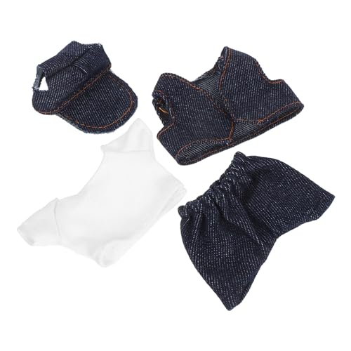 HOMSFOU Puppenkleidung Set Weichen Sicheren Stoffen T Shirt Hose Weste für Plüschtiere Einfaches Anziehen für Rollenspiele und Sammelfiguren Bunte Farben HOMSFOU Puppenkleidung Set Weichen Sicheren Stoffen T Shirt Hose Weste für Plüschtiere Einfaches Anziehen für Rollenspiele und Sammelfiguren Bunte Farben von HOMSFOU