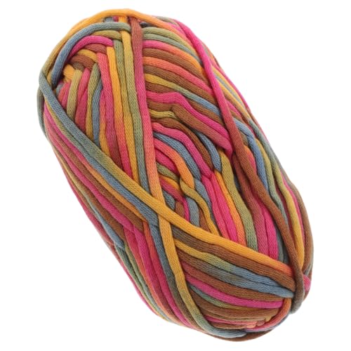 HOMSFOU Regenbogengarn Häkelzubehör einfaches Garn zum Häkeln Kissenprojekte Handgefertigte Materialien Strickfaden Hemdgarn buntes Bastelgarn T-Shirt-Garnknäuel Deckengarn DIY Garn Nylon HOMSFOU Regenbogengarn Häkelzubehör einfaches Garn zum Häkeln Kissenprojekte Handgefertigte Materialien Strickfaden Hemdgarn buntes Bastelgarn T-Shirt-Garnknäuel Deckengarn DIY Garn Nylon von HOMSFOU