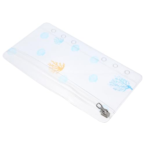 HOMSFOU Reißverschluss Binder PVC Wasserdichte Aufbewahrung für Visitenkarten und Notizen Stabil und Langlebig für Budget Planner und Unterlagen HOMSFOU Reißverschluss Binder PVC Wasserdichte Aufbewahrung für Visitenkarten und Notizen Stabil und Langlebig für Budget Planner und Unterlagen von HOMSFOU