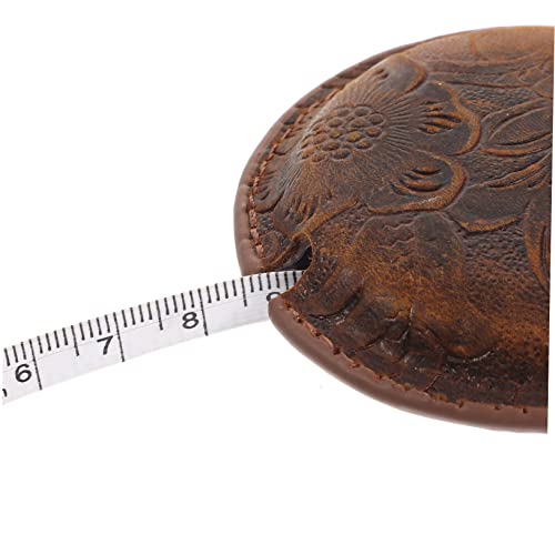 HOMSFOU Retractable Tape Measure Hochwertigem Praktischer Nähmaßstab Maßband für Vielseitige Anwendungen der Schneiderei und Heimwerken Retro Design Leicht und Tragbar von HOMSFOU