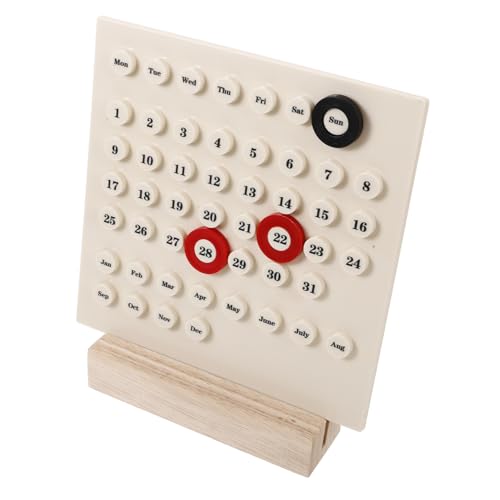 HOMSFOU Retro DIY Desk Kalender Weiß das Büro bunt extra großer Tischkalender LED Staffelei-Tischkalender blätterkalender Tischkalender planen Tischkalender 2025 Plastik Beige HOMSFOU Retro DIY Desk Kalender Weiß das Büro bunt extra großer Tischkalender LED Staffelei-Tischkalender blätterkalender Tischkalender planen Tischkalender 2025 Plastik Beige von HOMSFOU