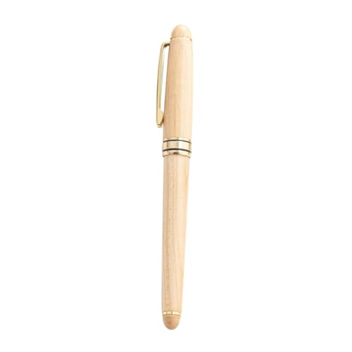 HOMSFOU Retro Füllfederhalter aus Holz Eleganter Business Stift für Präzises Schreiben Komfortabler Griff für Kalligraphie und Unterschriften Weiße Holzoptik HOMSFOU Retro Füllfederhalter aus Holz Eleganter Business Stift für Präzises Schreiben Komfortabler Griff für Kalligraphie und Unterschriften Weiße Holzoptik von HOMSFOU