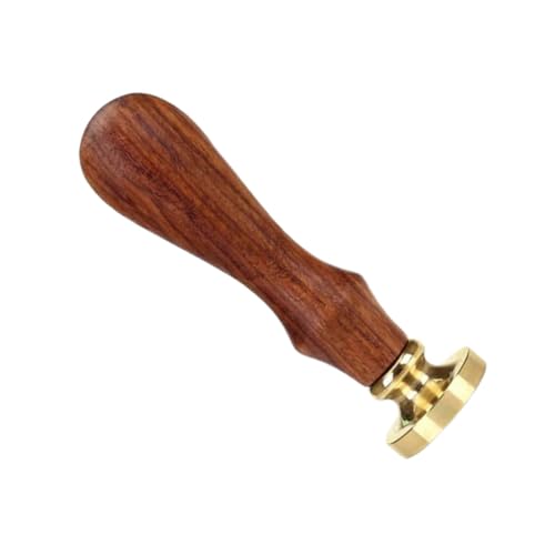 HOMSFOU Retro Holzstempel mit Siegelkopf und Holzgriff für Scrapbooking DIY Projekte und Vintage Wachs Siegelstempel für Kreative Bastelarbeiten von HOMSFOU