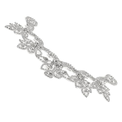 HOMSFOU Rhinestone Patches für Kleidung Glitzernde Applikation zum Aufbügeln für Jeans Taschen Schuhe DIY Dekoration Stylische Strass Beschichtung für Reparaturen und Kreative Designs von HOMSFOU