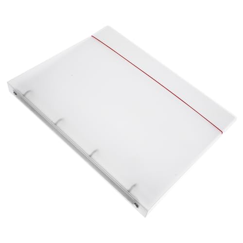HOMSFOU Ringbuch für Notenblätter Transparentes Ordnersystem Dünner Ringbinder Vielseitig Einsetzbar für Zuhause Büro und Schule Langlebig aus Material Fächer für Dokumentenorganisation von HOMSFOU