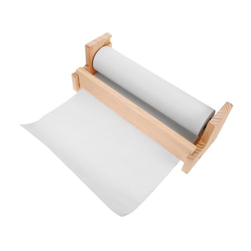 HOMSFOU Rollen Tabletop Display Rack Staffeleien Tisch-malständer Zeichnung Malerei Kunst Staffelei Rollbild-tischdisplay Tisch-staffeleiständer Rollbildhalter Hölzern von HOMSFOU