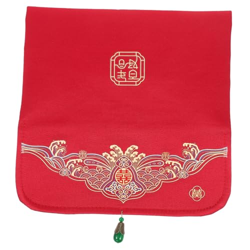 HOMSFOU Rote Umschläge für Hochzeiten Traditionelle Chinesische Geldgeschenke mit Großzügigem für Geld oder Karten für Hochzeiten und Festlichkeiten Feiern von HOMSFOU