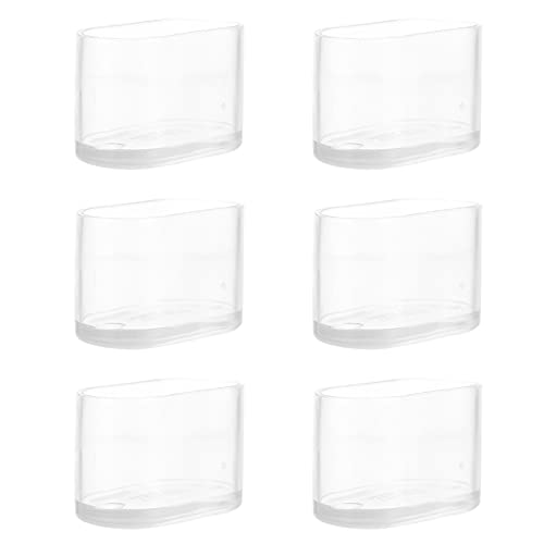 HOMSFOU Rutschfeste Stuhlbeinschoner, dicke Möbelfüße, transparente Form, Bodenschoner für Möbelbeine, Kratzzubehör für Zuhause, 24 Stück von HOMSFOU