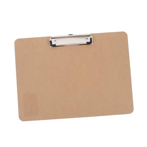 HOMSFOU Schreibbrett Klemmbrett aus Hochdichtem Material mit Verstellbarer Klemme Vielseitiges Zeichenbrett und Schreibunterlage für Schule Büro und Künstler im Querformat HOMSFOU Schreibbrett Klemmbrett aus Hochdichtem Material mit Verstellbarer Klemme Vielseitiges Zeichenbrett und Schreibunterlage für Schule Büro und Künstler im Querformat von HOMSFOU