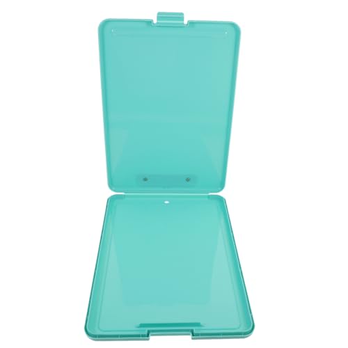 HOMSFOU Schreibunterstützungstafel Office-dokumentenklammern Robustes Klemmbrett Aus Kunststoff Dateispeicherclip Arztzubehör Klemmbrett Mit Speicher Light Green Plastik von HOMSFOU