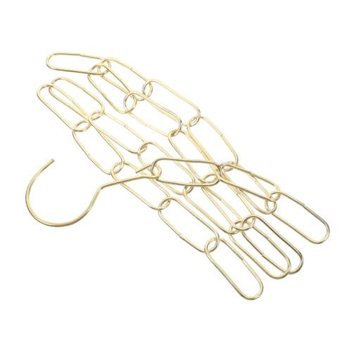 HOMSFOU Schwereisen Kette mit Haken für Kleidung Aufhängung Stabile Verbindung Vielseitig Einsetzbar für Kleiderstange Ausstellungs und Ladendekoration Langlebige Metallkette für Hängende von HOMSFOU