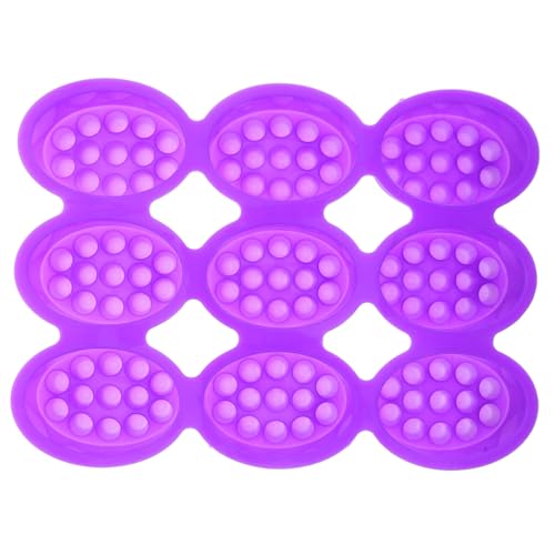 HOMSFOU Seifenform Silikon Antihaft Wiederverwendbar für DIY Seifenherstellung Oval mit Massagepunkten Leicht zu Reinigen Vielseitig Einsetzbar für Seifen Kerzen und Mehr von HOMSFOU