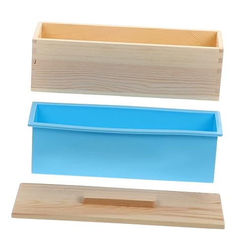 HOMSFOU Seifenform und Holz Professionelle Seifenbox für Diy Seifenherstellung Langlebig und Leicht zu Reinigen Verwenden von HOMSFOU