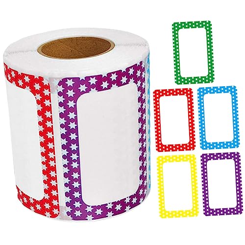 HOMSFOU Selbstklebende Beschreibbare Namensetiketten Farben Blanko Klebeetiketten für Schule Büro und Haushalt Praktische Sortieraufkleber für Vielseitige Klassifizierung HOMSFOU Selbstklebende Beschreibbare Namensetiketten Farben Blanko Klebeetiketten für Schule Büro und Haushalt Praktische Sortieraufkleber für Vielseitige Klassifizierung von HOMSFOU