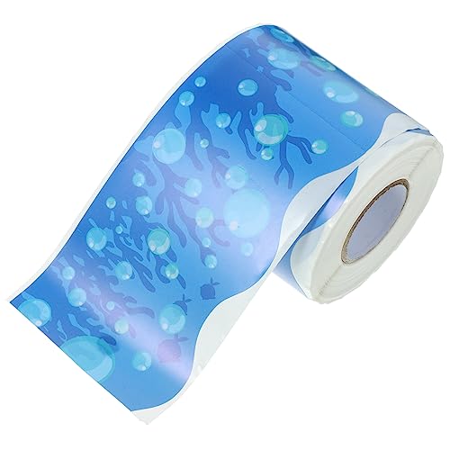HOMSFOU Selbstklebender Border Sticker für Dekoration Wasserdichte Schwarze Tafel Bordüre für Diy Bastelprojekte und Scrapbooking Kreative Gestaltung für und Anlässe von HOMSFOU