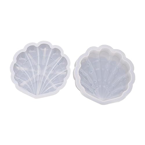 HOMSFOU Shell Shaped Silikonform für Aufbewahrungsboxen Teiliges Set mit Boden und Deckel für Diy Projekte Kreative Bastelideen und Dekoration von HOMSFOU