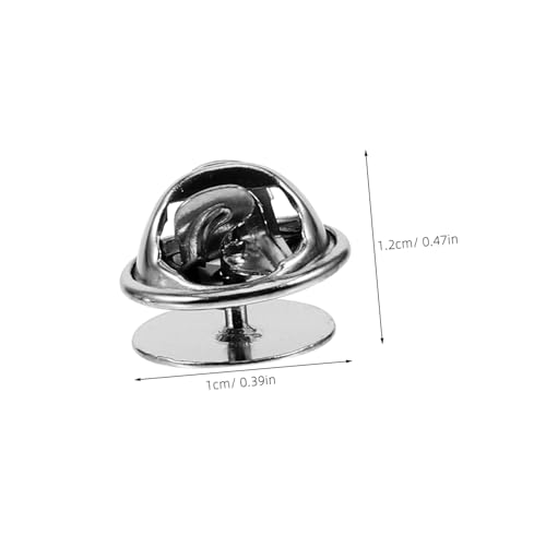 HOMSFOU Sicherheitsverschluss Pin Back Clutch Silberne Anstecknadelrückseite mit Kupferstift Leicht und Kompakt Geeignet für Reversnadeln Krawattennadeln Broschen Namensschilder Einfach HOMSFOU Sicherheitsverschluss Pin Back Clutch Silberne Anstecknadelrückseite mit Kupferstift Leicht und Kompakt Geeignet für Reversnadeln Krawattennadeln Broschen Namensschilder Einfach von HOMSFOU