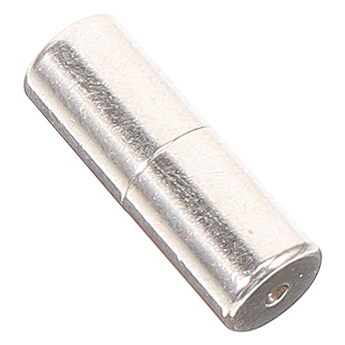 HOMSFOU Silber Schraubverschluss Schmuckverschluss für Armband Halskette DIY Perlen Schmuck Endkappen Zubehör Langlebig Kompakt Leicht zur Schmuckherstellung von HOMSFOU