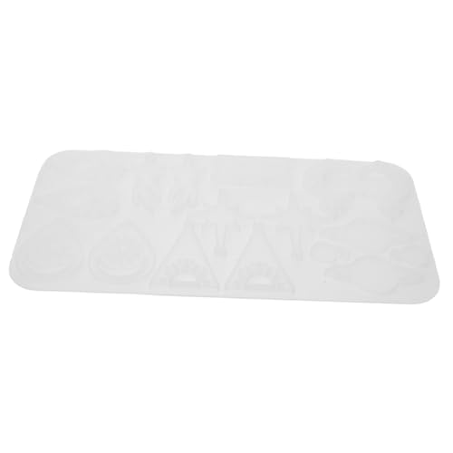 HOMSFOU Silikon Epoxidharz Schmuckformen Geometrische Anhänger Formen Für Ohrringe Halsketten Schlüsselanhänger DIY Basteln Langlebig Einfach Zu Entformen von HOMSFOU