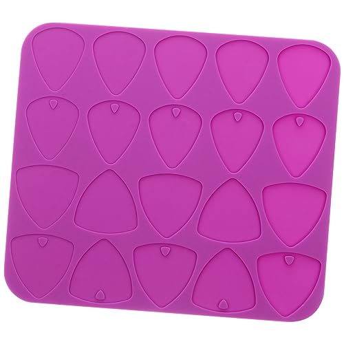 HOMSFOU Silikon Gießform Für Gitarren Picks Epoxidharz Gussform Für DIY Projekte Zubehör Zur Herstellung Von Individuellen Gitarrenplektren Teiliges von HOMSFOU