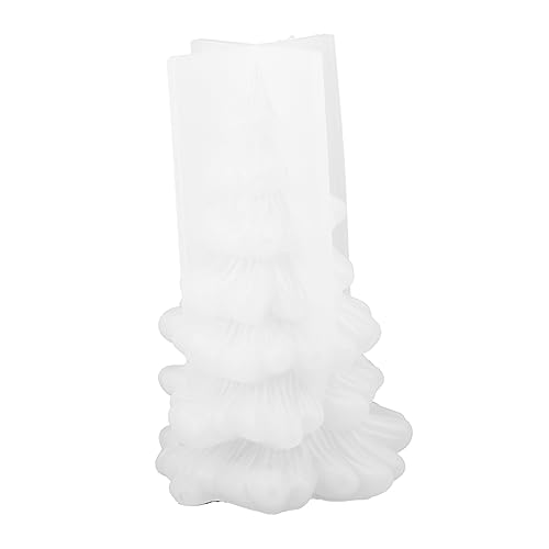 HOMSFOU Silikon Kerzenform Weihnachtsbaum Diy Silikonform für Dekorative Kerzen Flexible und Wiederverwendbare Gießform für Weihnachtsdekoration und Handarbeiten von HOMSFOU