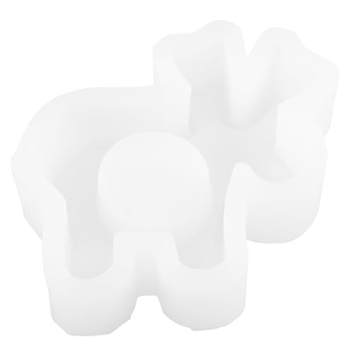 HOMSFOU Silikon Kerzenhalter Form mit Klarem Design und Hoher Widerstandsfähigkeit DIY Kerzenhalter Gießform für Kreative Weihnachtsdeko Langlebiges Sicheres Silikon für Farbgestaltung und von HOMSFOU