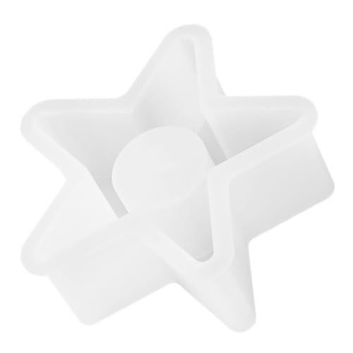 HOMSFOU Silikon Kerzenhalter Gießform Diy Fünfzackige Silikonform für Kreative Projekte Geeignet für Anfänger und Profis Spülmaschinenfest und Langlebig für Herstellung Eleganter HOMSFOU Silikon Kerzenhalter Gießform Diy Fünfzackige Silikonform für Kreative Projekte Geeignet für Anfänger und Profis Spülmaschinenfest und Langlebig für Herstellung Eleganter von HOMSFOU