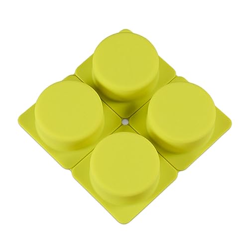 HOMSFOU Silikon Seifenform Rund Hochtemperaturbeständig für Diy Seifenherstellung und Kreative Desserts Farben Zufällig Leicht zu Reinigen und Flexibel Zufällige Farbe von HOMSFOU