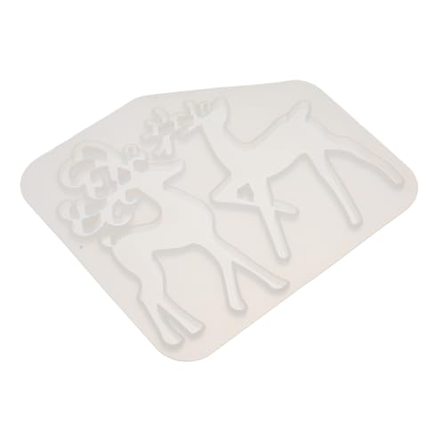 HOMSFOU Silikonform Elch Schlüsselanhänger Gießform DIY Epoxidharz Anhänger Weihnachten Basteln Schlüsselanhängerformen Silikonform für Epoxy Schmuckherstellung HOMSFOU Silikonform Elch Schlüsselanhänger Gießform DIY Epoxidharz Anhänger Weihnachten Basteln Schlüsselanhängerformen Silikonform für Epoxy Schmuckherstellung von HOMSFOU