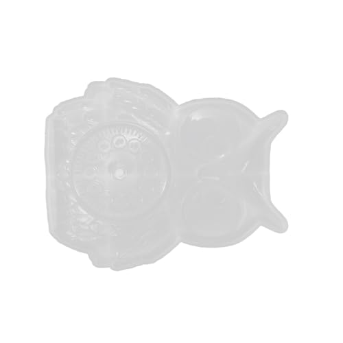 HOMSFOU Silikonform Wanduhr Gießform Wiederverwendbare Diy Bastelvorlage für Wanddekoration Einfach zu Entformen Langlebig für Bastelprojekte von HOMSFOU