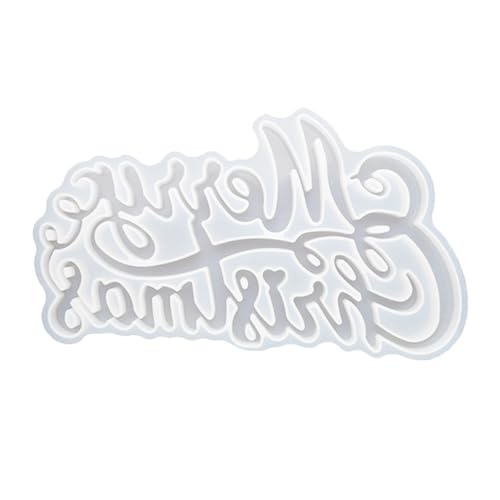 HOMSFOU Silikonform Weihnachtsbuchstaben Diy Epoxidharz Gießform für Kreative Bastelideen Wiederverwendbar Flexibles und Sicheres Material für Weihnachtsdekorationen HOMSFOU Silikonform Weihnachtsbuchstaben Diy Epoxidharz Gießform für Kreative Bastelideen Wiederverwendbar Flexibles und Sicheres Material für Weihnachtsdekorationen von HOMSFOU